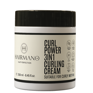 Hairmano Curl Power 3 in 1 Curling Cream 250 ml - Hairwaxshop