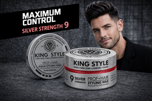 King Style Aqua Styling Wax Silver Stength 9 150 ml