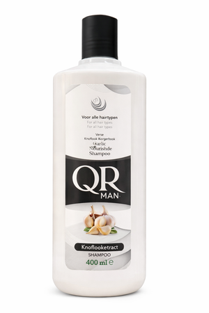QR Man Knoflookextrat Shampoo 400 ml - Hairwaxshop