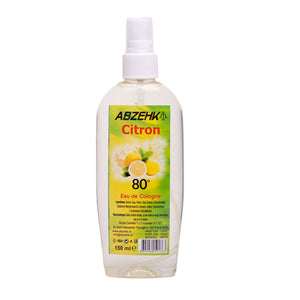 Abzehk Eau De Cologne 80 Degree Citroen 150 ml - Hairwaxshop