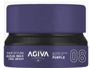 Agiva Hair Styling Aqua Wax Cool Bright Purple 08 155 ml - Hairwaxshop