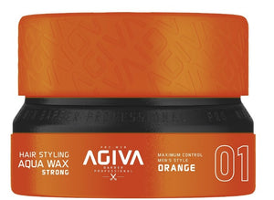 Agiva Hair Styling Aqua Wax Strong Orange 01 155 ml - Hairwaxshop