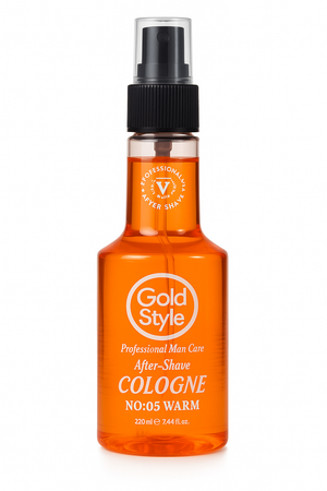 GOLD STYLE AFTER SHAVE COLOGNE NO.5 WARM 220ml - Hairwaxshop
