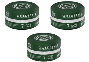 Gold Style Aqua Styling Wax 7 Aqua Huge 3 stuks - Hairwaxshop