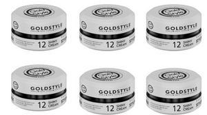 Gold Style Shiny Cream Hair Styling Wax 6 stuks - Hairwaxshop