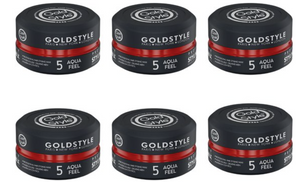 Gold Style Styling Wax 5 Aqua Feel 6 pieces - Hairwaxshop