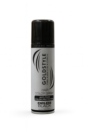 Gold Style Hair Color Spray Anti-Fade Color Protection Endles Black 300 ml