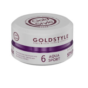 Gold Style 6 Aqua Sport Hair Styling Wax 150 ml - Hairwaxshop