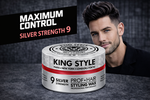 King Style Aqua Styling Wax Silver Stength 9 150 ml