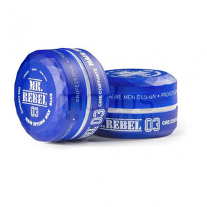 Mr. Rebel 03 Hair Styling Wax Blue 150 ml - Hairwaxshop