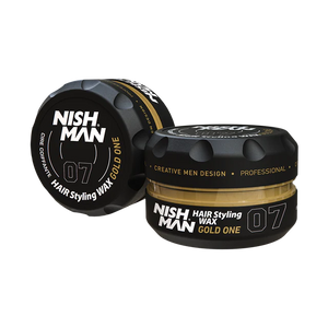 Nish Man Hair Styling Wax Gold One 150 ml - Hairwaxshop