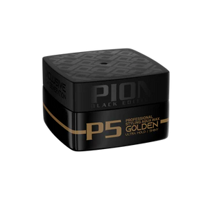 Pion Black Edition Aqua Styling Wax Golden Ultra Hold Shiny P5 175 ml