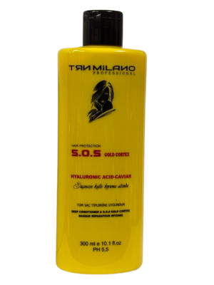 TRN Milano S.O.S Gold Cortex Deep Conditioner 300ml - Hairwaxshop