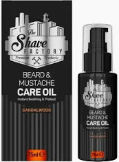 The Shave Factory Beard &amp; Mustache Care Oil – 75 ml - Hairwaxshop