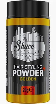 The Shave Factory Hair Styling Powder Golden 20g - Hairwaxshop