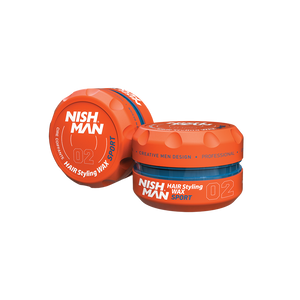 Nishman Hair Styling Wax 02 Sport 150 ml - Hairwaxshop